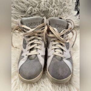 Air Jordan 7 Retro Pure Platinum/White Size 7Y or 8W